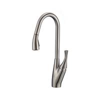 Pelican PL-8224 Single Hole Pull Down Kitchen Faucet - Brushed Nickel